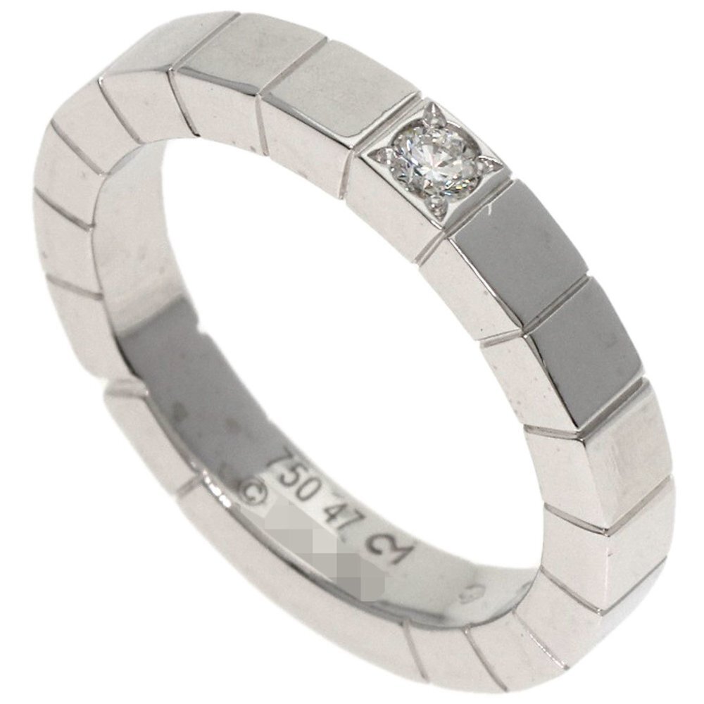 CARTIER 18k White Gold Diamond Lanier Ring - Picture 10 of 10